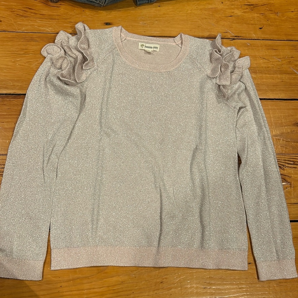 Tucker + Tate kids size 8, pink sparkly sweater